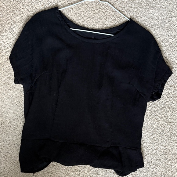 Yohji Yamamoto Tops - Yohji Yamamoto black tee